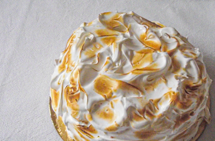 Italian Meringue Cake