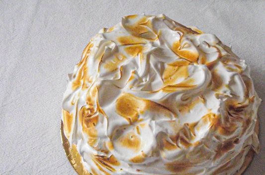 Italian Meringue Cake